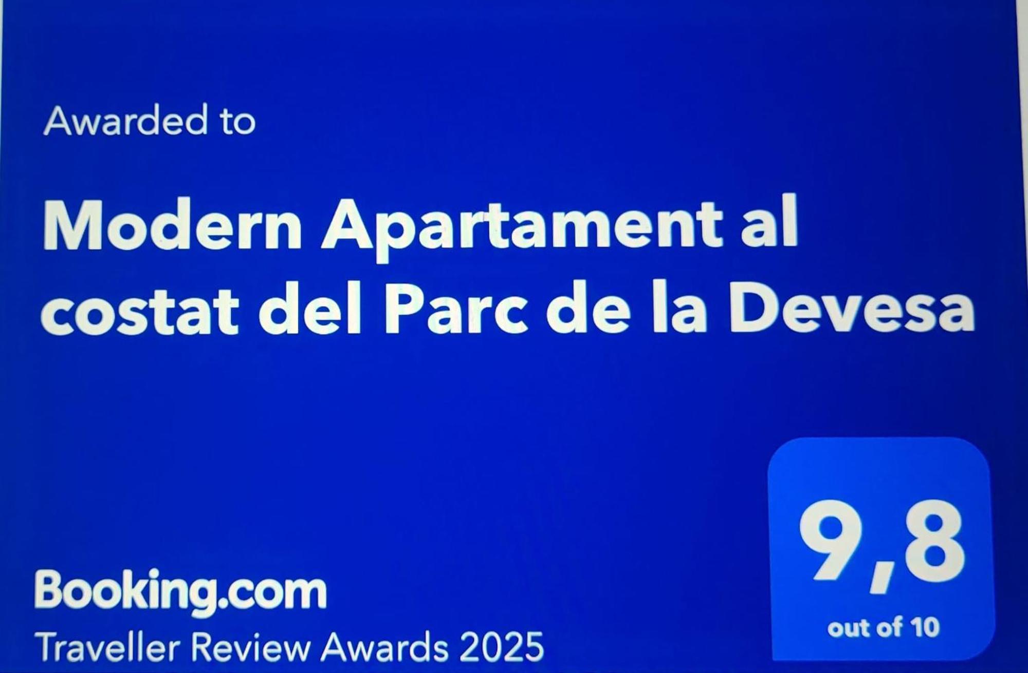 Modern Apartament Al Costat Del Parc De La Devesa Girona Exteriör bild